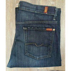 7 FOR ALL MANKIND Austyn Men's Relaxed Denim Jeans SZ 34